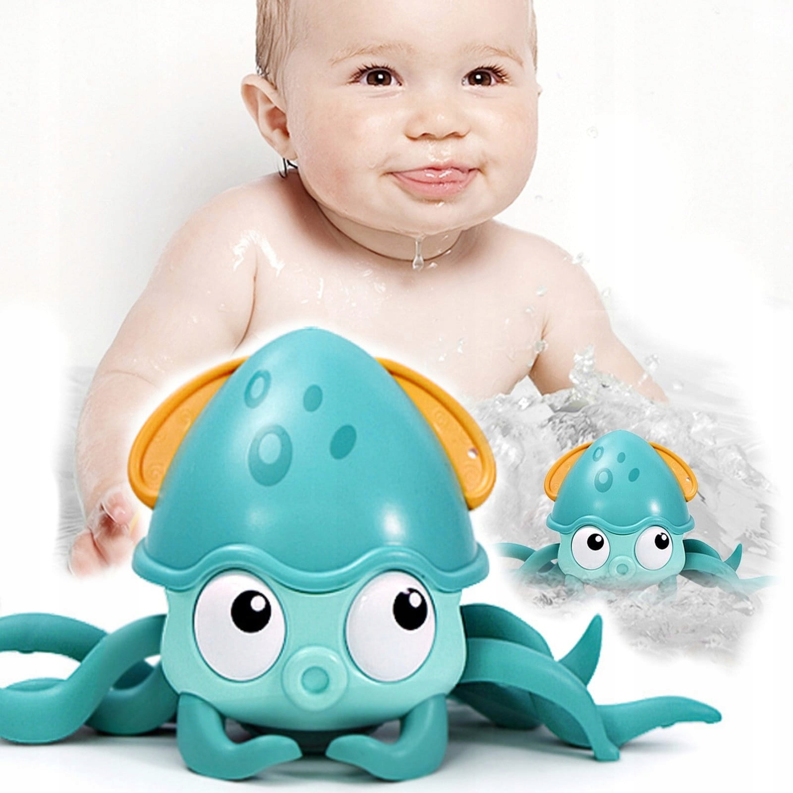 ZABAWKA DO KĄPIELI I NAUKI RACZKOWANIA OŚMIORNICA
