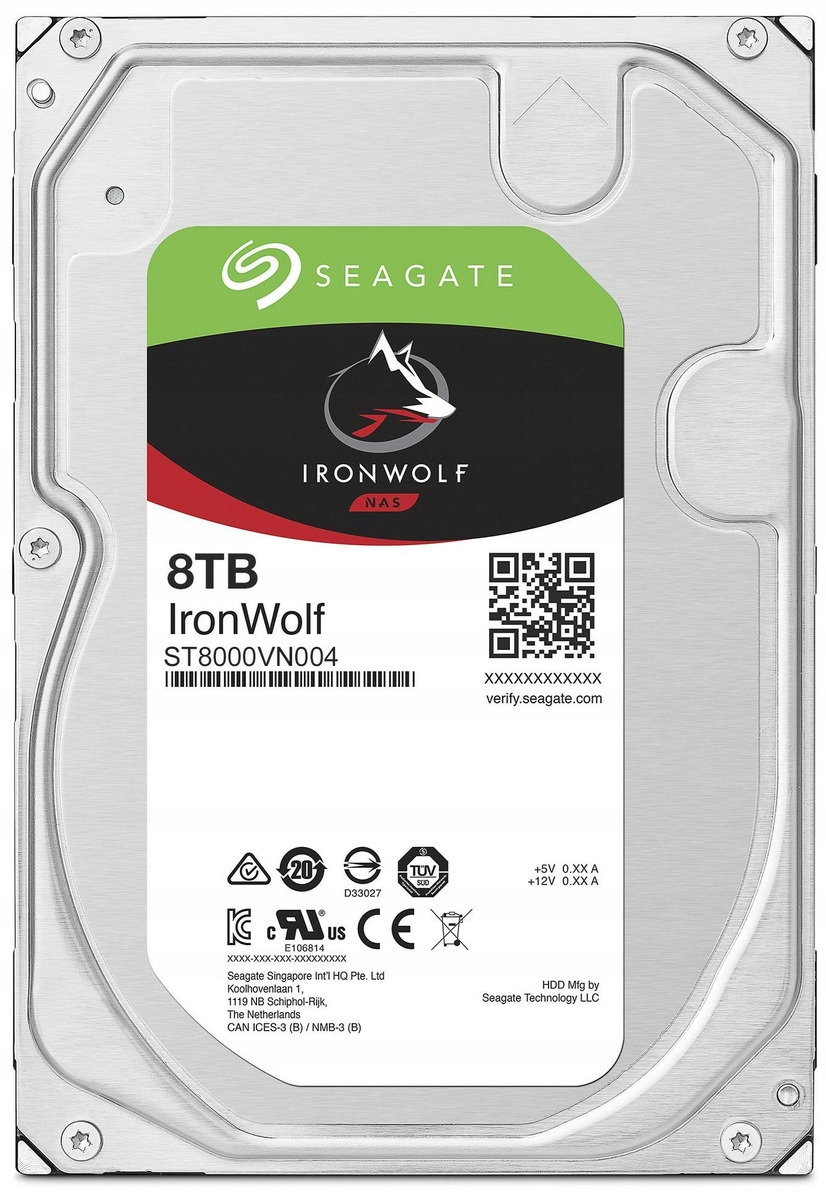 SEAGATE IronWolf (3.5", 8TB, SATA III, 7200 obr./min) — 9
