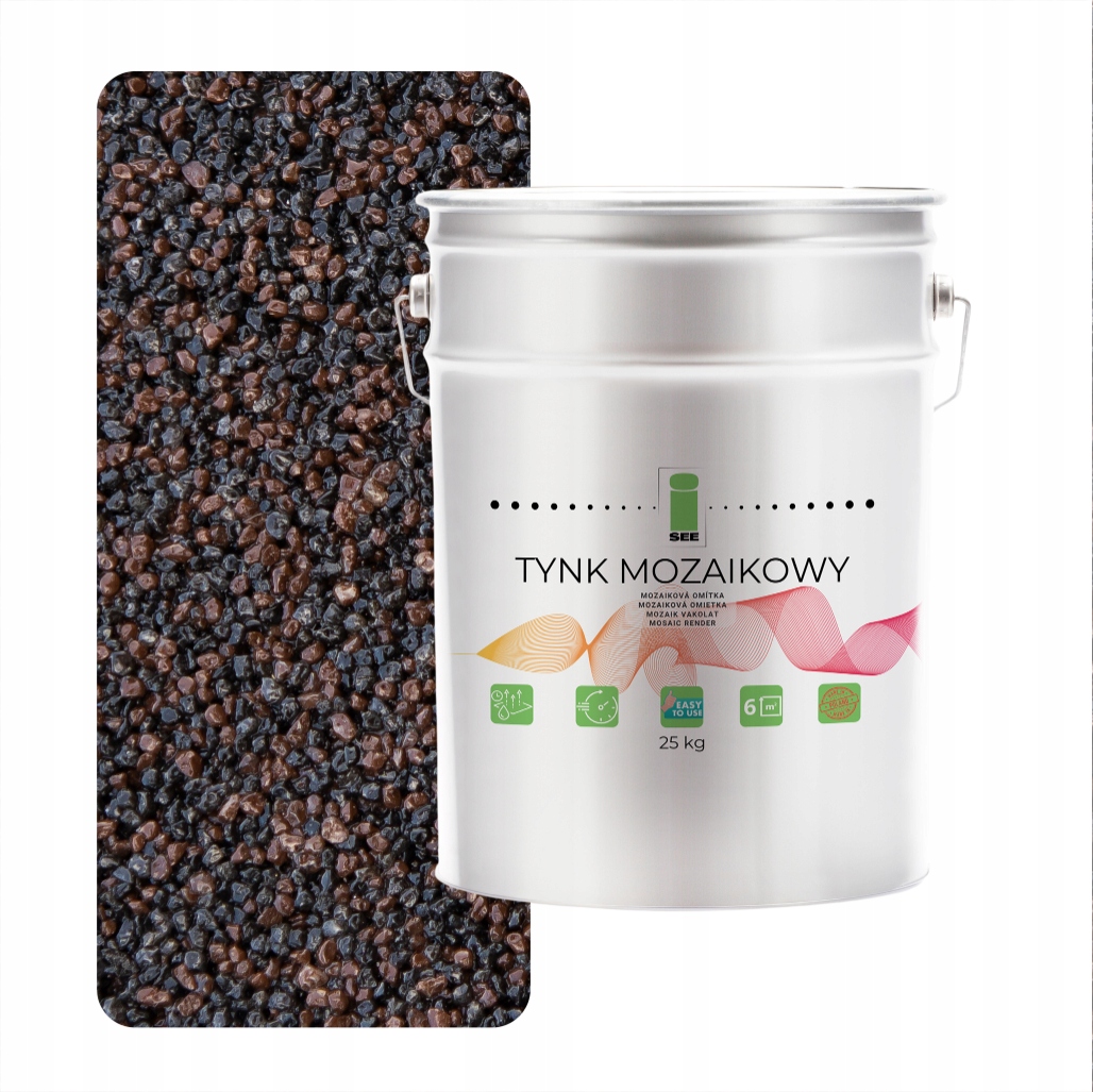 Mozaiková omietka Živý Marmolit Hnedá M83 25 kg Mrazuvzdorná Premium