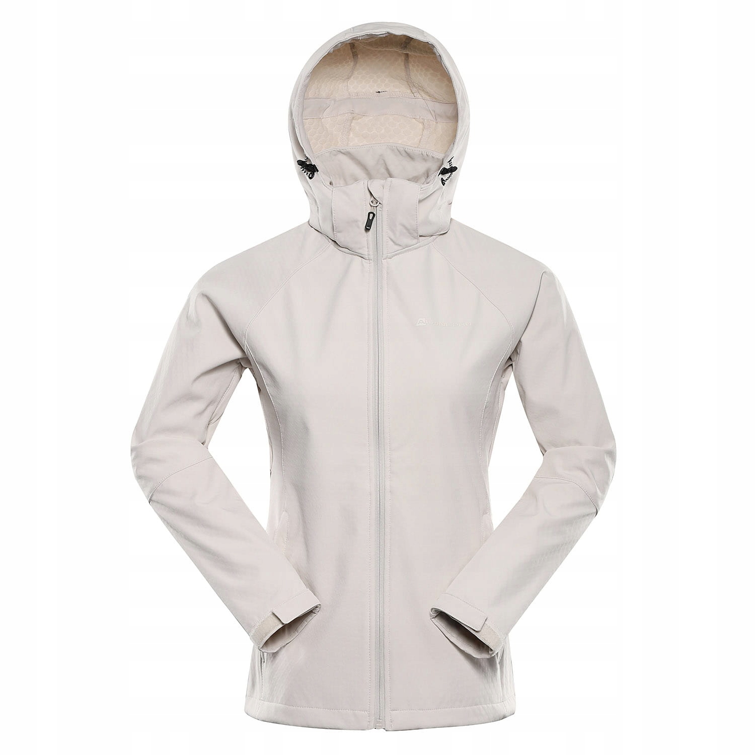 Alpine Pro Kurtka softshell damska Hoora wiatroodporna biała S-l