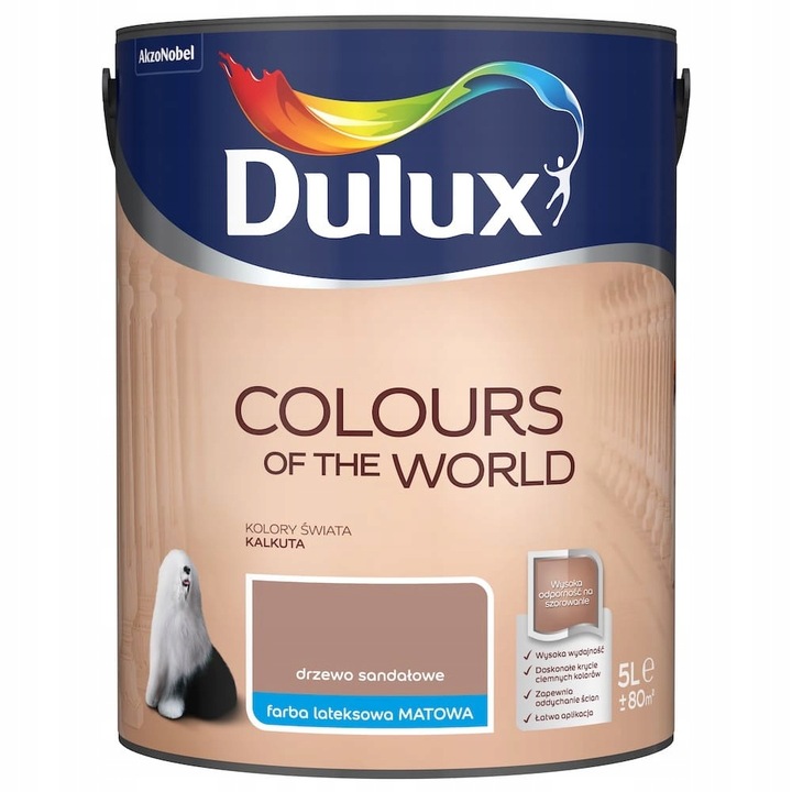 Dulux Colours Of The World Barva Emulzní Barva Santalové Dřevo 5L