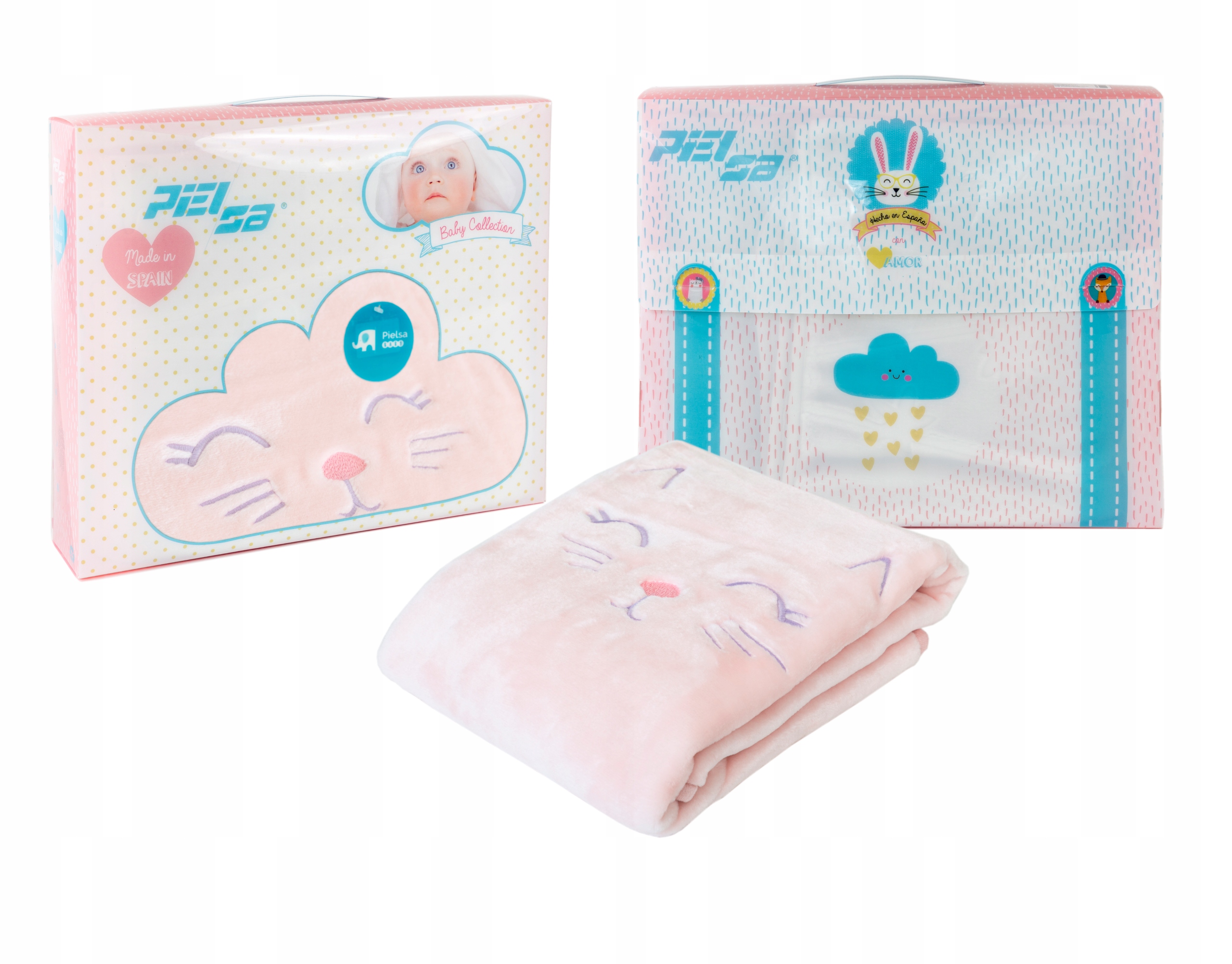 

Pielsa Baby|Koc dziecięcy premium Kotek 80X110