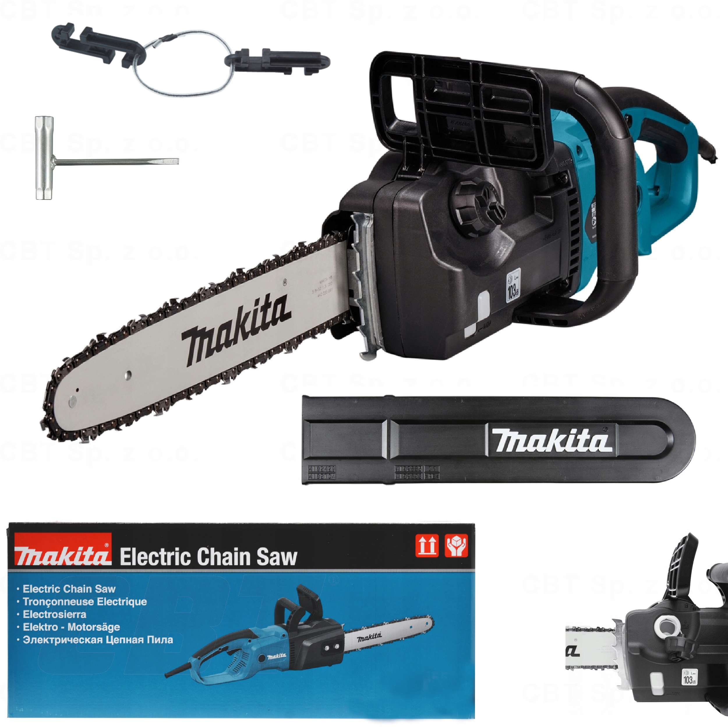 Pilarka Elektryczna Sieciowa Łańcuchowa Piła 2000W 35CM Sieciowa Mocna