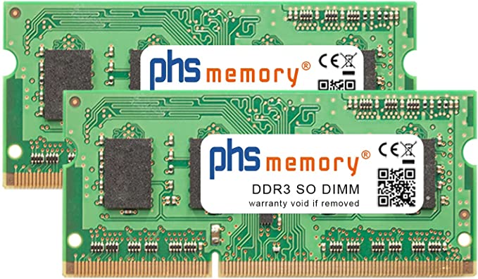 paměť Ram Phs Memory DDR3 2x4GB So DIMM 1600MHz