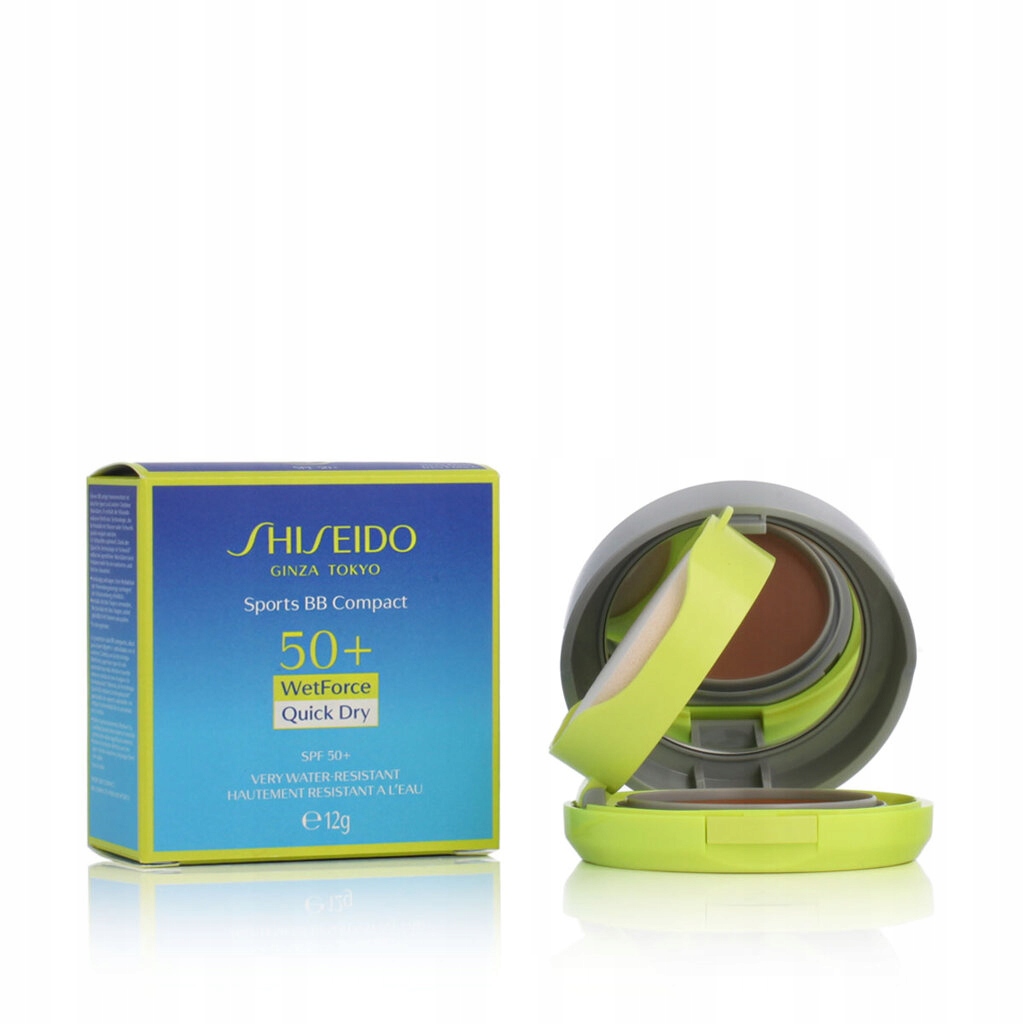 Shiseido WetForce Quick Dry Sports Bb Compact Spf 50+ (Very Dark) 12 g