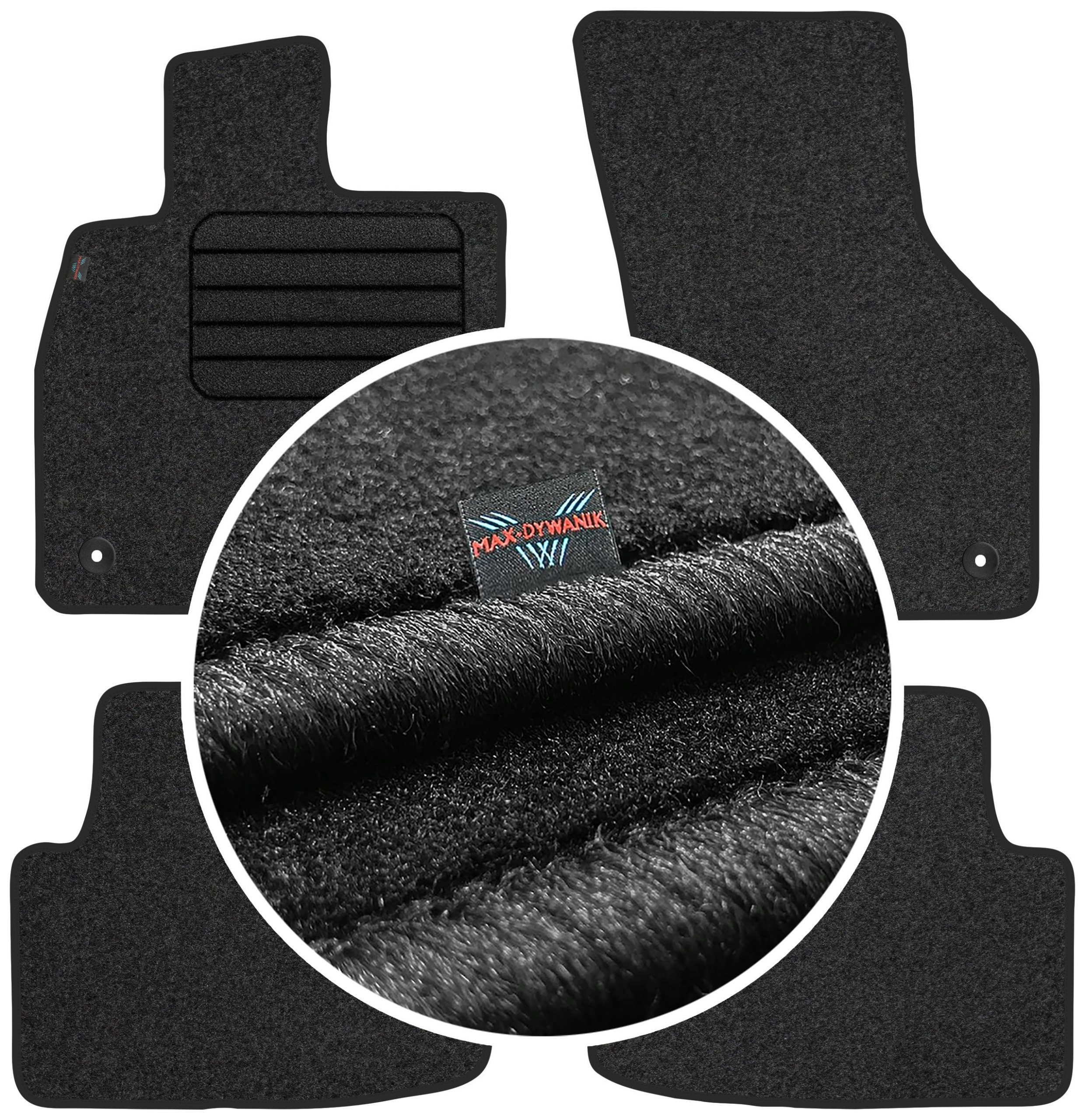 Килимки Max-Килимок велюрові 107218110100 4 el.