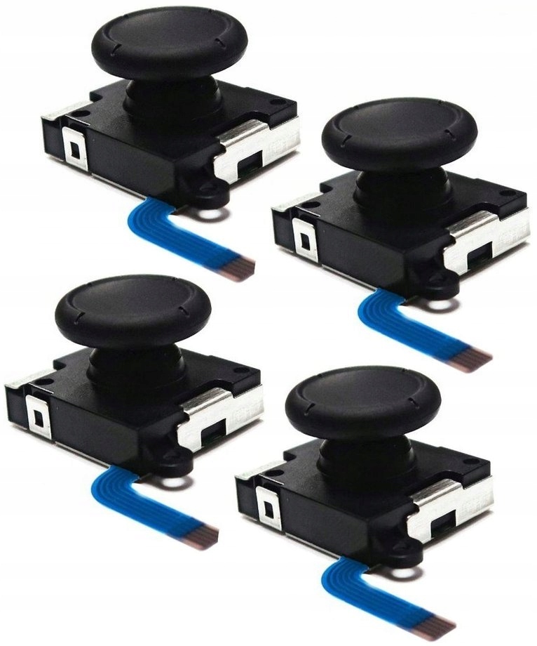 

4 x Joystick 3D Gałka Analog Joy-con Drążek Czarny