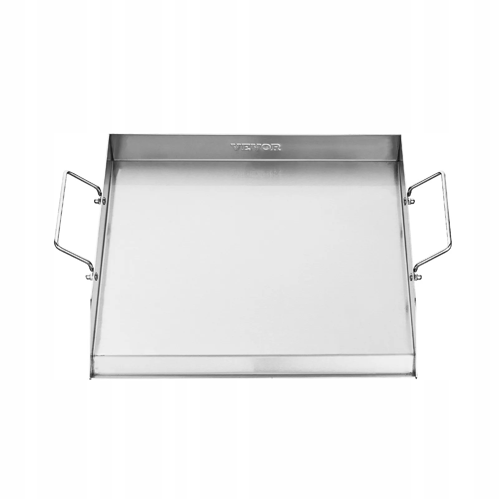 Ocelová grilovací deska 44x37 cm, univerzální, s držákem pro Bbq a kempování