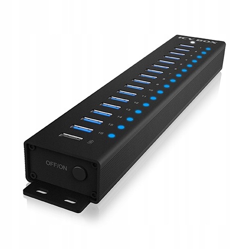 Hub IB-HUB1717 16+1 port Usb Hub, 16x Usb 1x Usb pro nabíjení, Usb 3.2