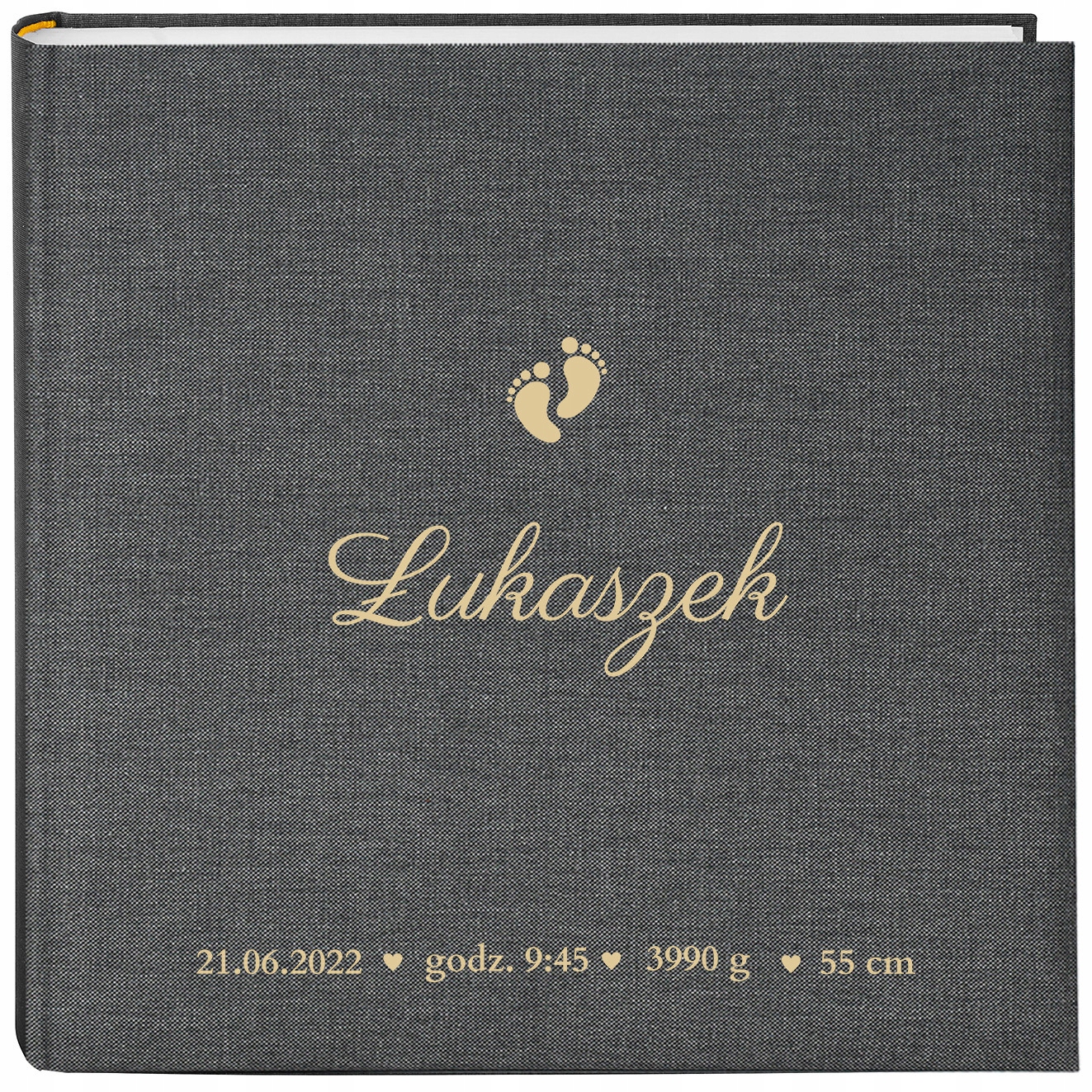 XXL vlepovací fotoalbum pro děti 50 karet Ráček Křest Personalizace