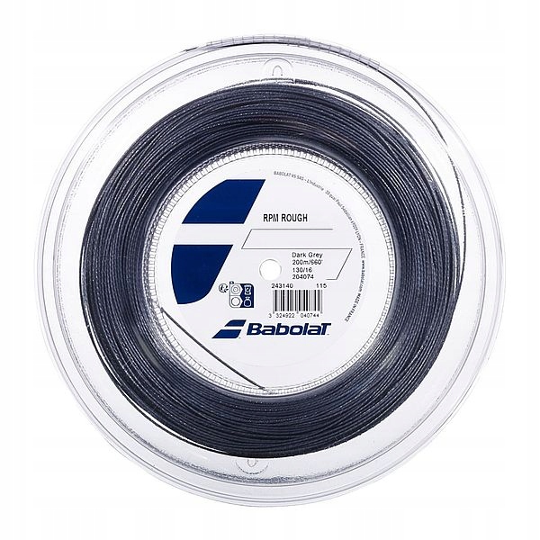 Tenisový výplet Babolat Rpm Blast Rough Šedý 1,25 mm 200 m