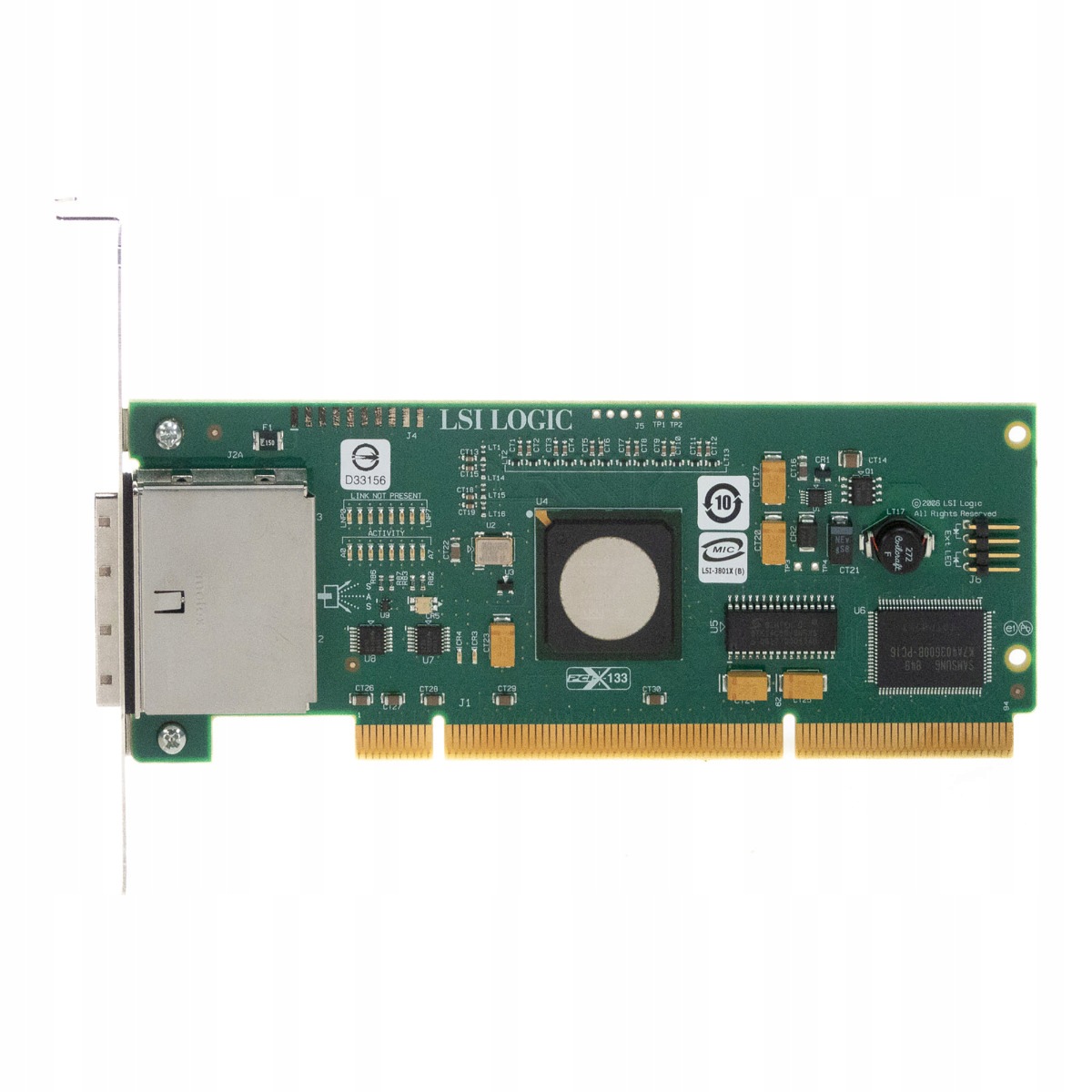 Lsi MegaRAID SAS3801X Sas/sata 3Gb/s Controller Pci-x Card