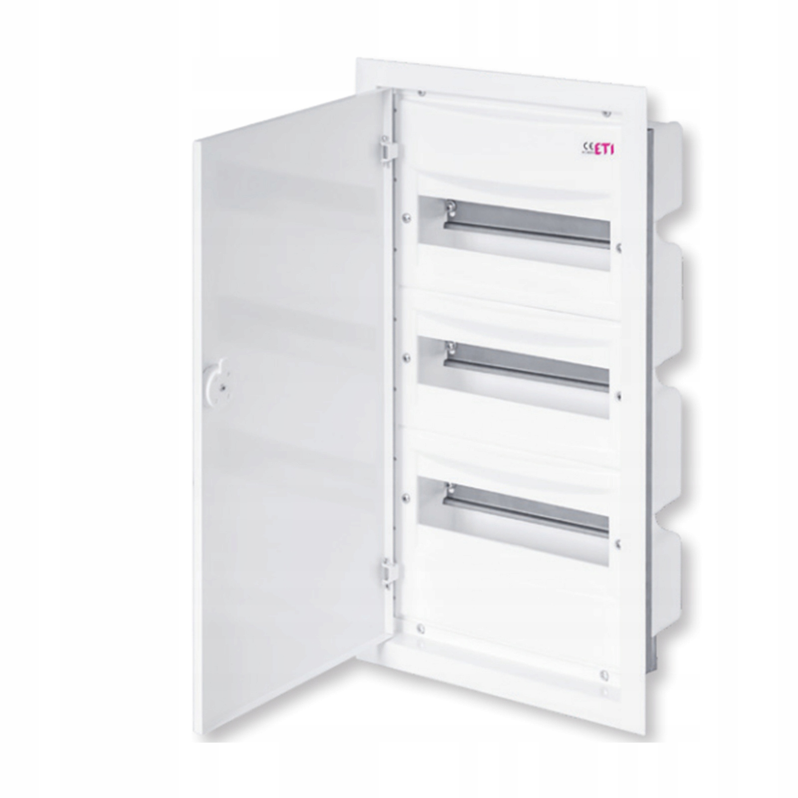 Modulární rozvaděč pod omítku 3X12 Kovové dveře IP40 Bílá ERP12-3 DID