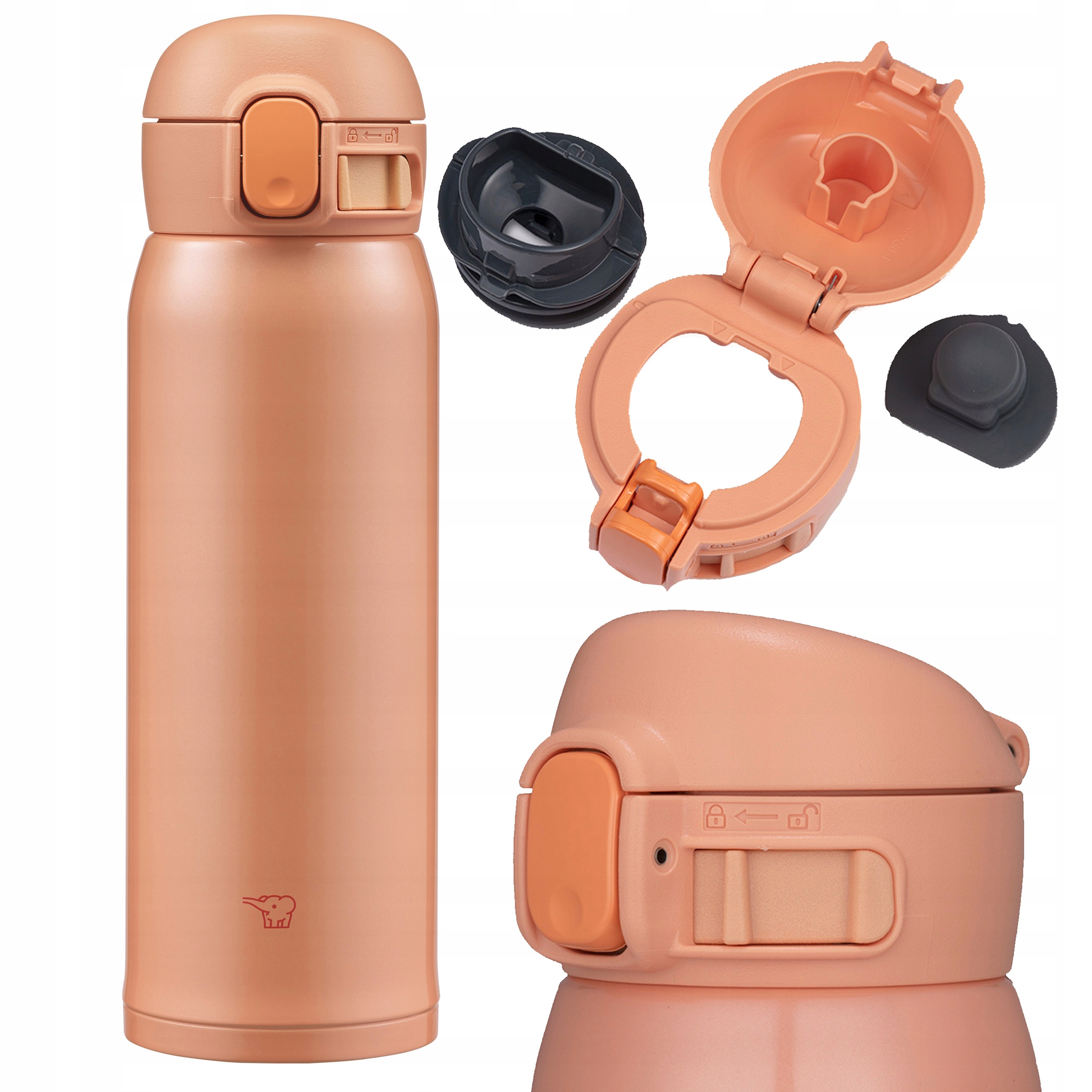 Termohrnek termoska Zojirushi SM-WR48E-DP 0,48L do školy