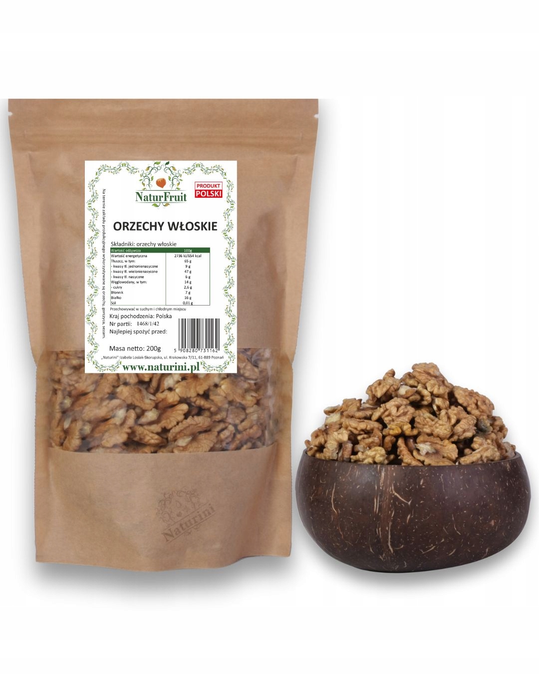 Levně Vlašské Ořechy Loupané 1 Kg Polské Velmi Chutné