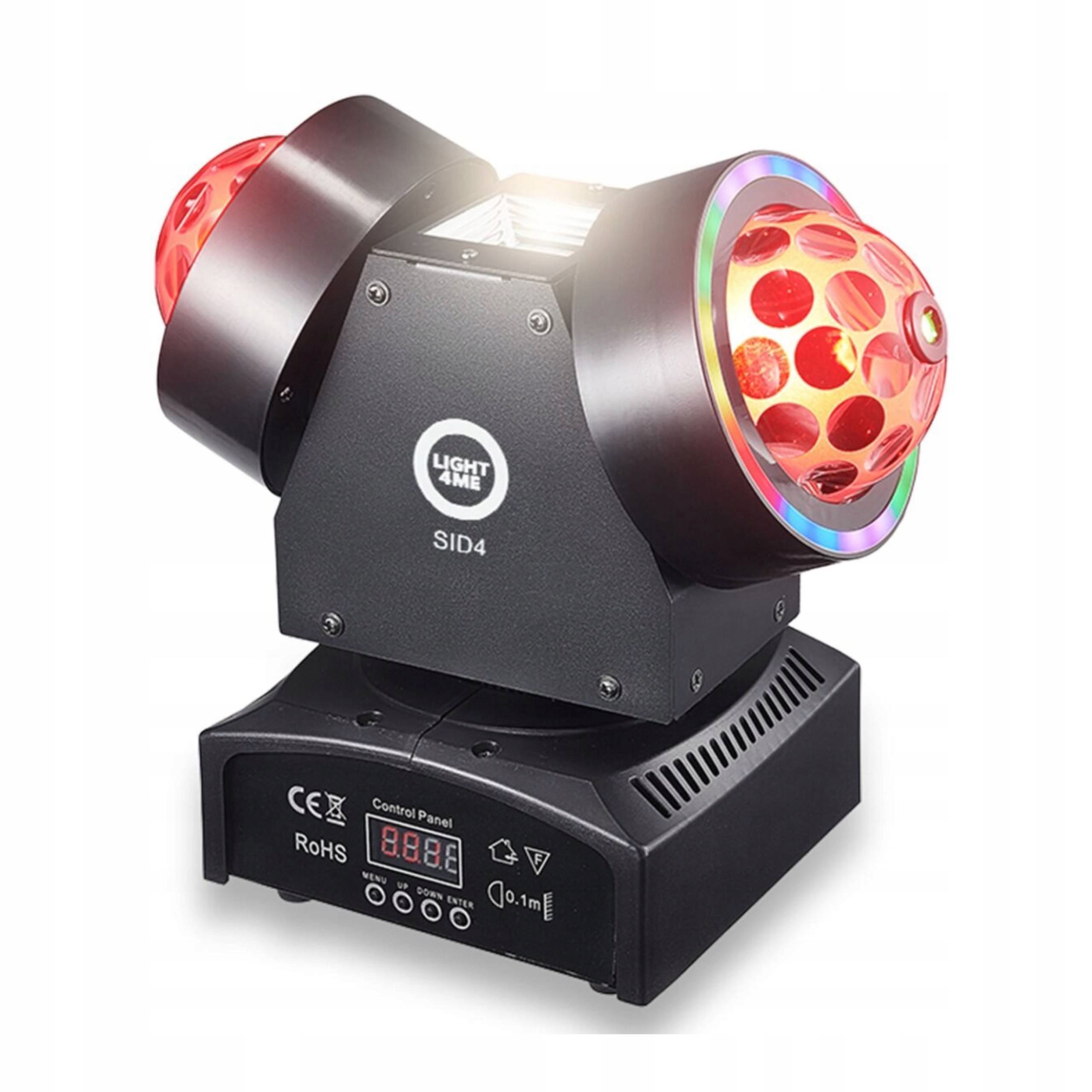 Ruchomy Multiefekt Oświetleniowy Magic Ball Laser Stroboskop LIGHT4ME SID4