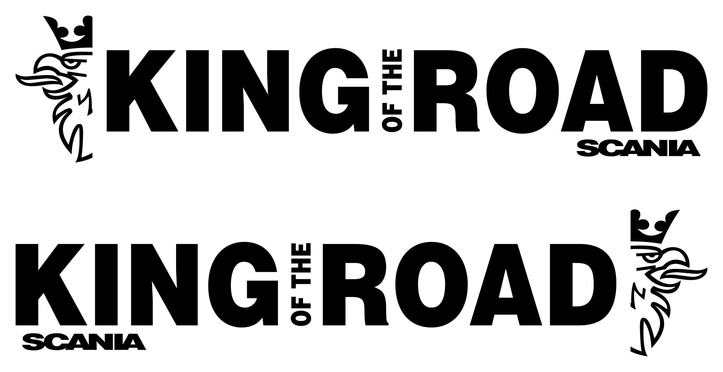 Naklejki Scania King of the Road na Drzwi