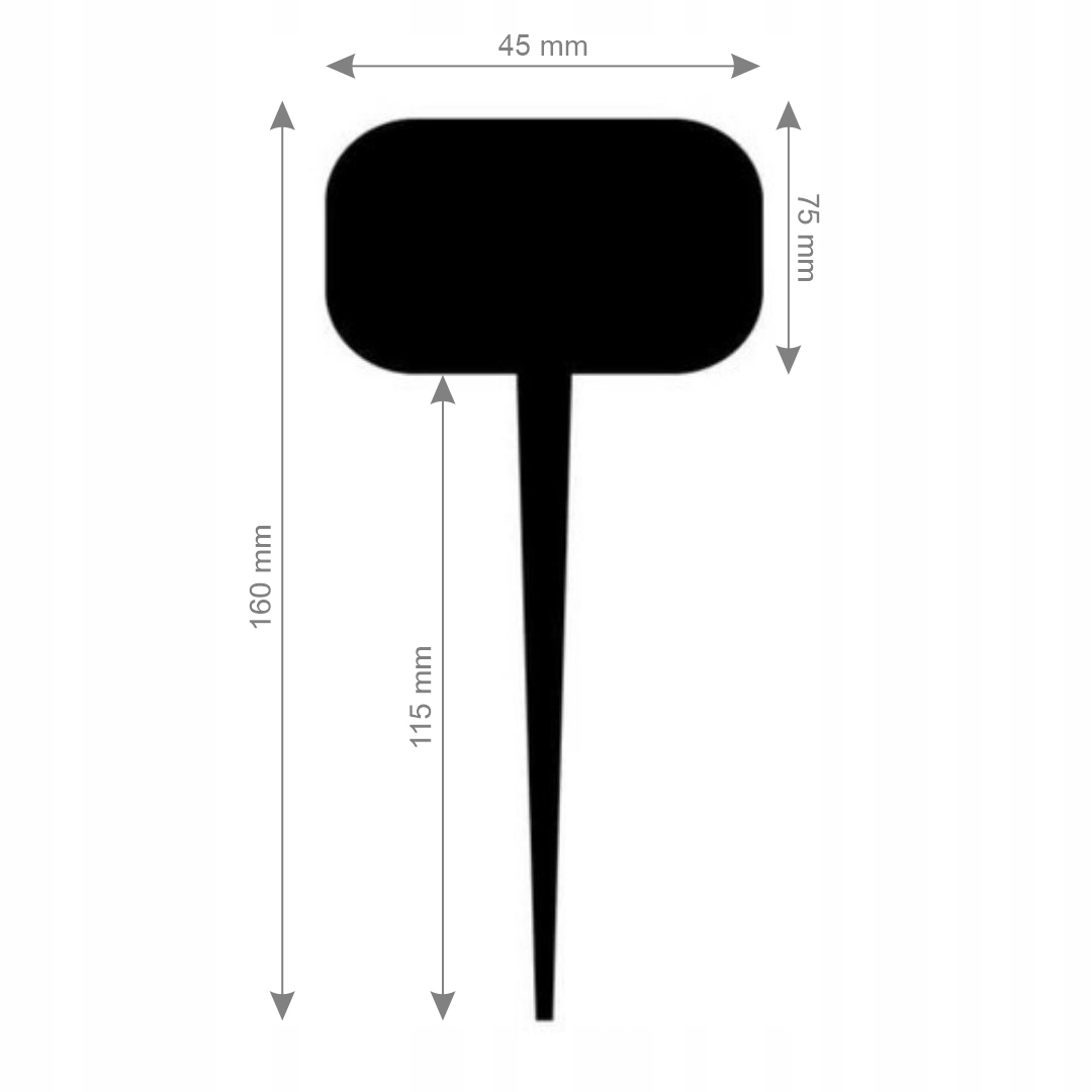 Cenówki KREDOWE do kwiatów, roślin - 10szt. Marka studiocen