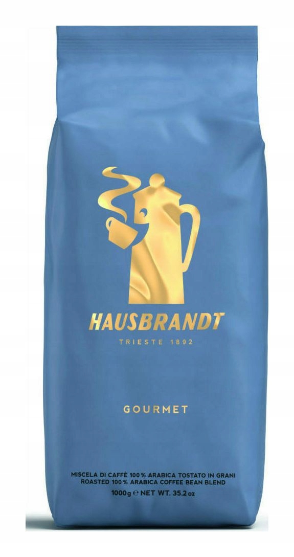 Włoska kawa Hausbrandt Gourmet 1kg ziarno 100% arabika