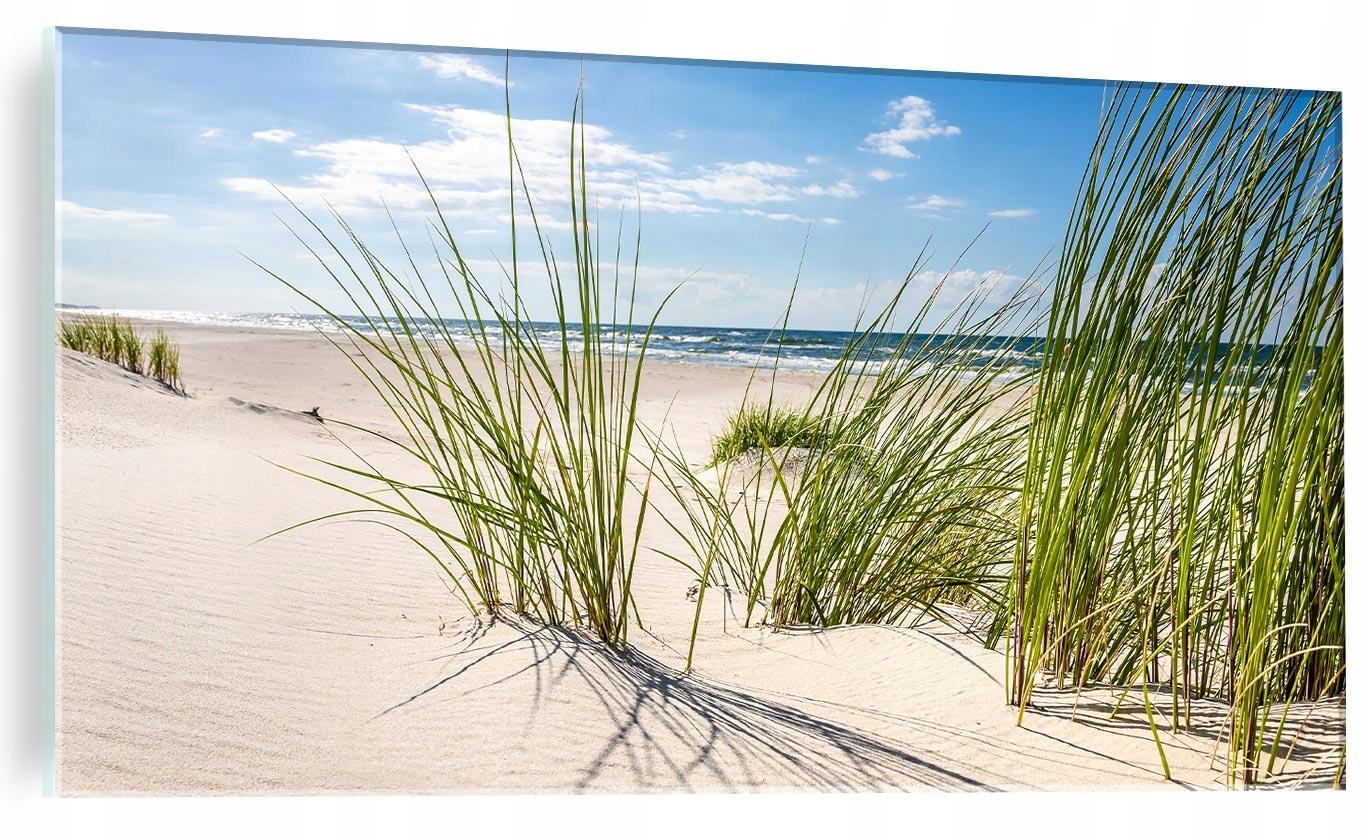 

Obraz Szklany Na Szkle Bałtyk Plaża Piasek 120x60