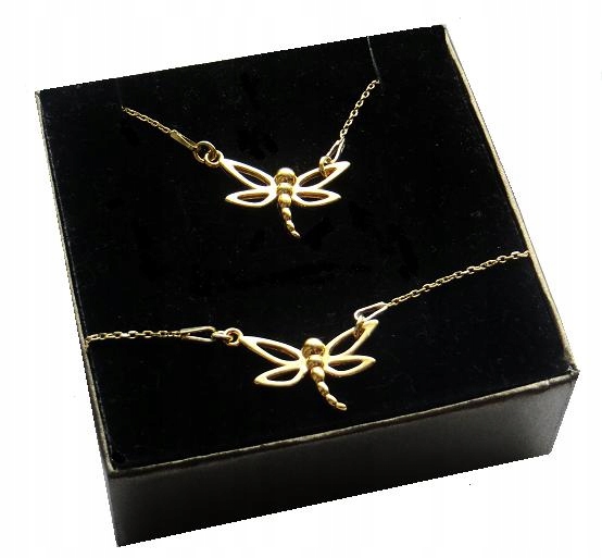 

Komplet gwiazd Celebrytka Ważka srebro 925 złocone