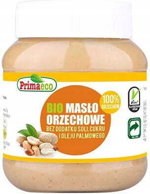Arašídový krém bez přidané soli a cukru Bio 360 g Primaeco