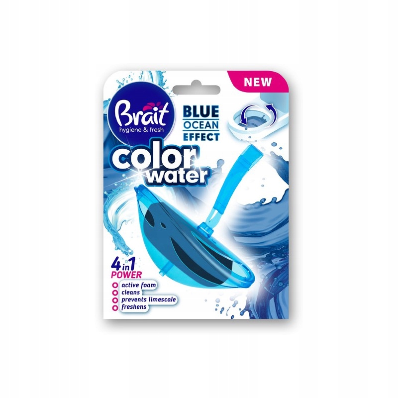 

Brait Color Water kostka do wc 4w1 Blue Ocean 40g