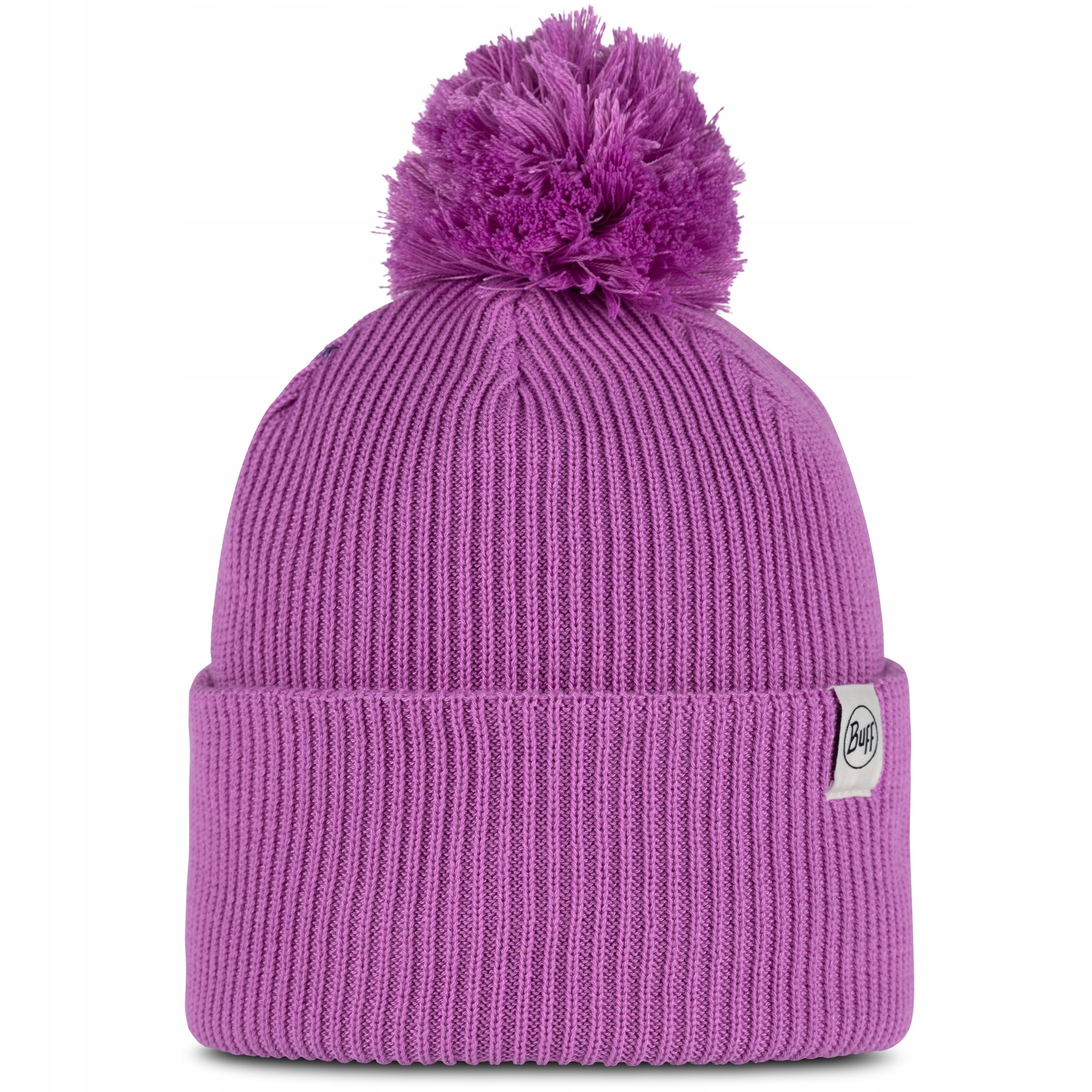Čepice zimní Buff Knitted Beanie Renvi Orchid s bambulí
