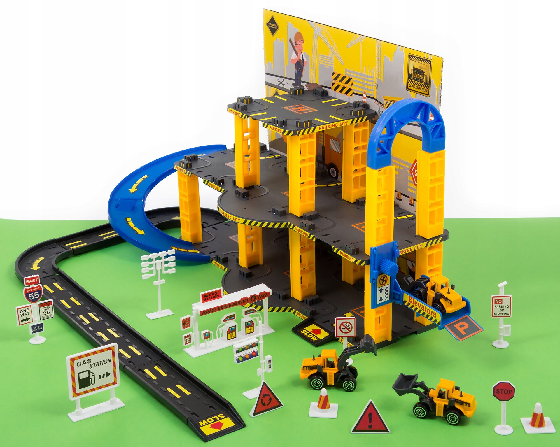 PARKING SAMOCHODOWY POZIOMOWY GARAŻ AUTA BUDOWA Model PARKING SAMOCHODOWY POZIOMOWY