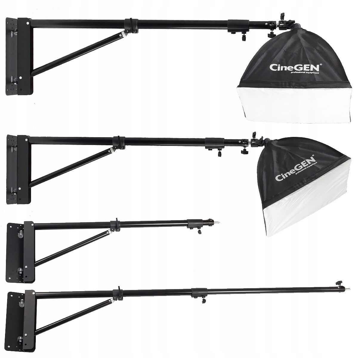 Lampa sufitowo ścienna SOFTBOX 60x60cm 4x85W