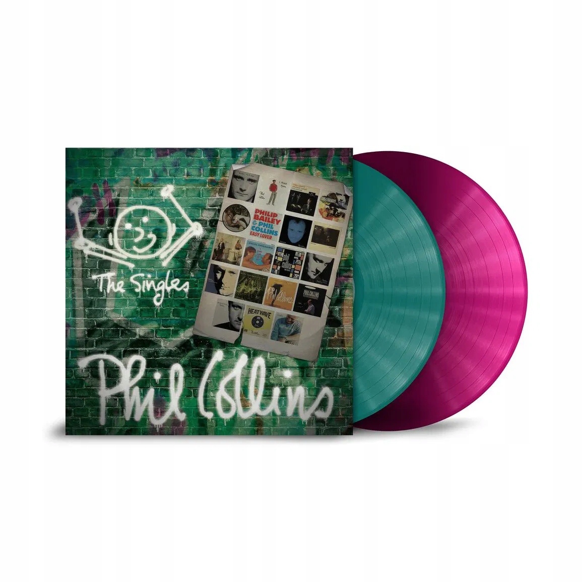 Collins Phil: Singles (Limited Coloured Magenta & Green Vinyl) 2Vinyl (lp