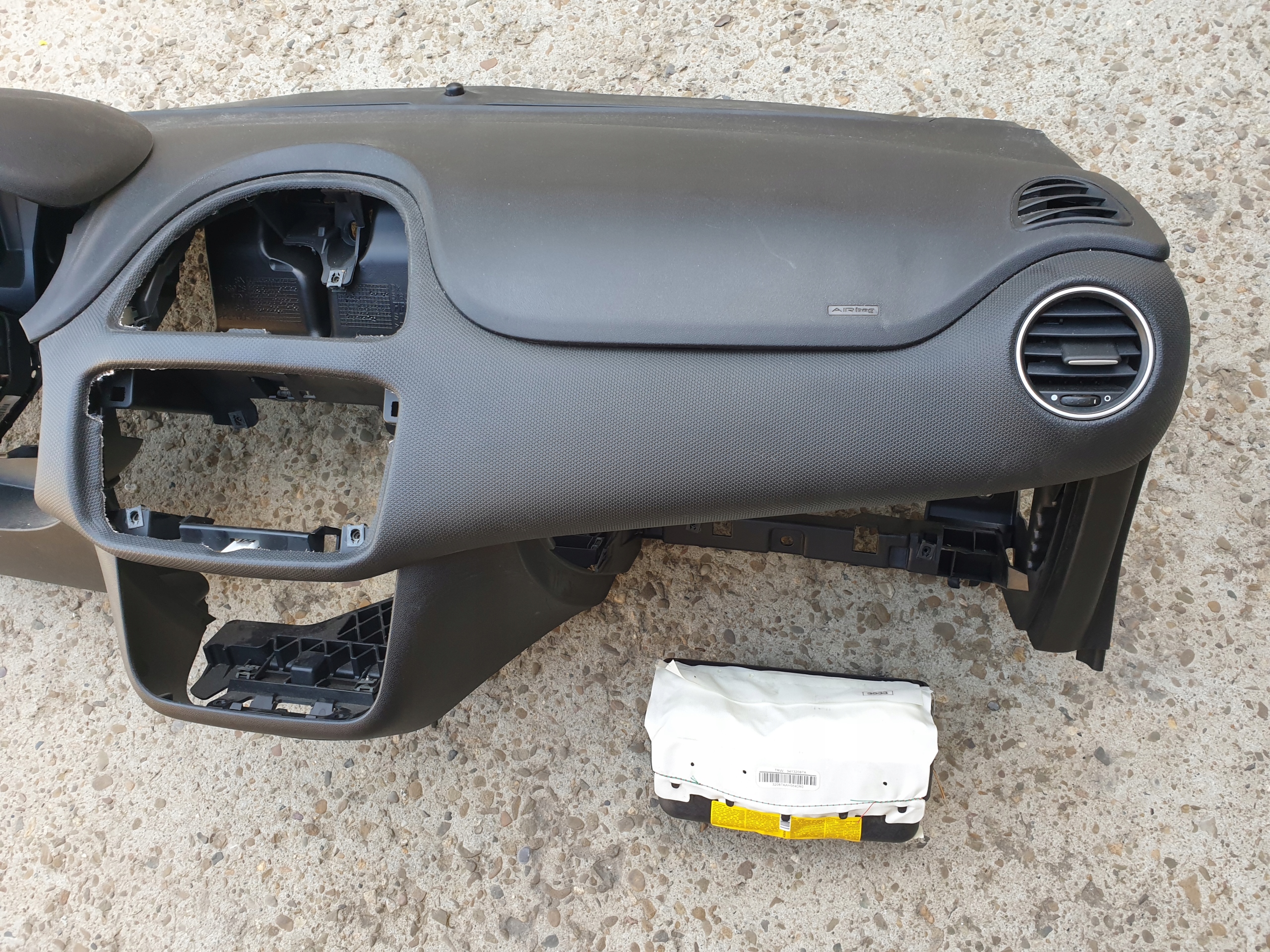 dashboard instrument panel airbags FIAT PUNTO EVO 2013- LIFT