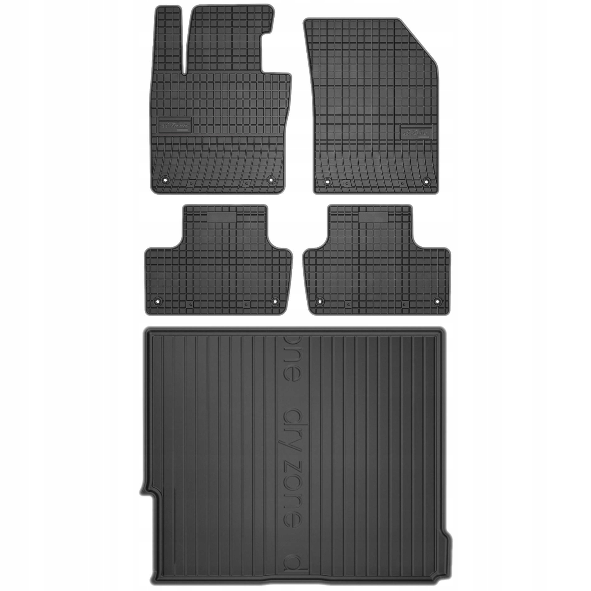 Gumové rohože rohož batožinového priestoru Volvo XC60 2 17-