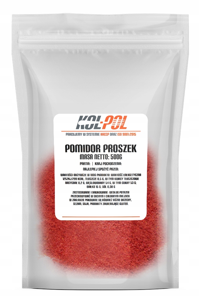 PROSZEK POMIDOROWY 500g Pomidory mielone w proszku