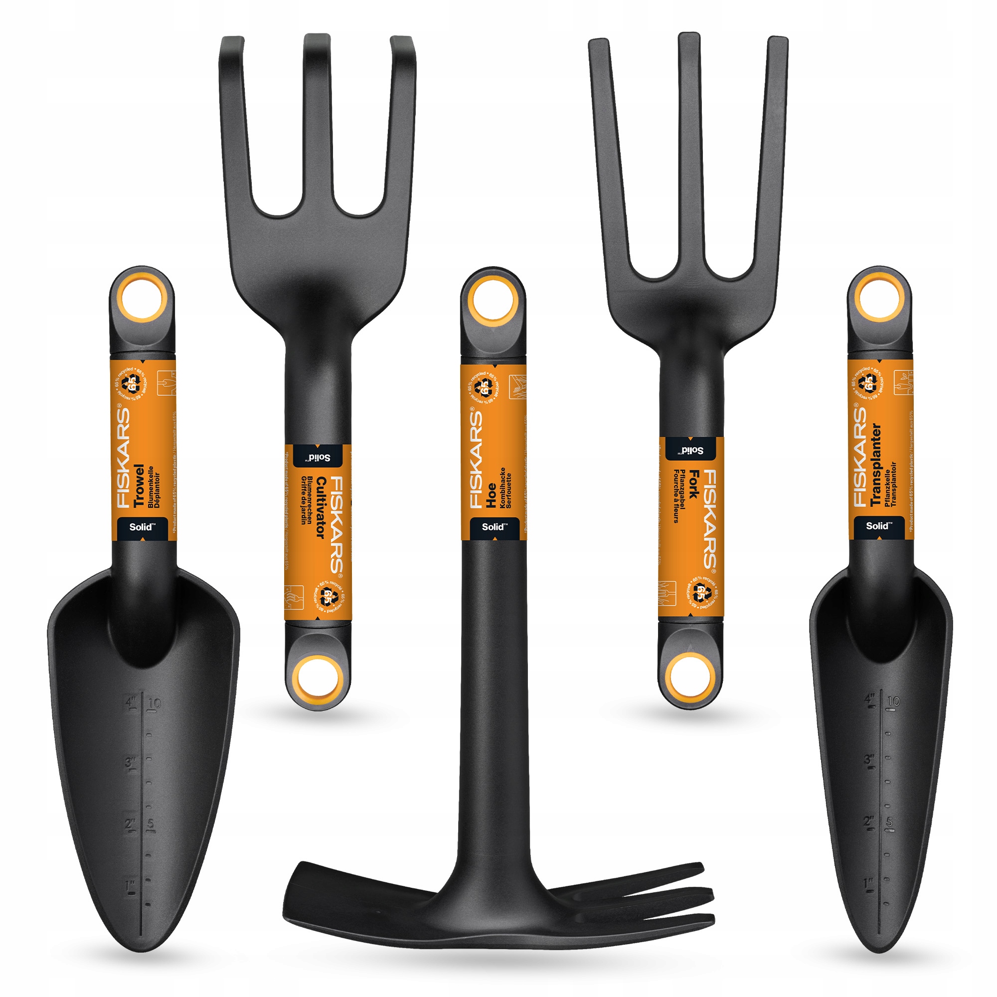 Sada zahradního nářadí Fiskars Solid 5 kusů, lopatka, motyčka, drápky