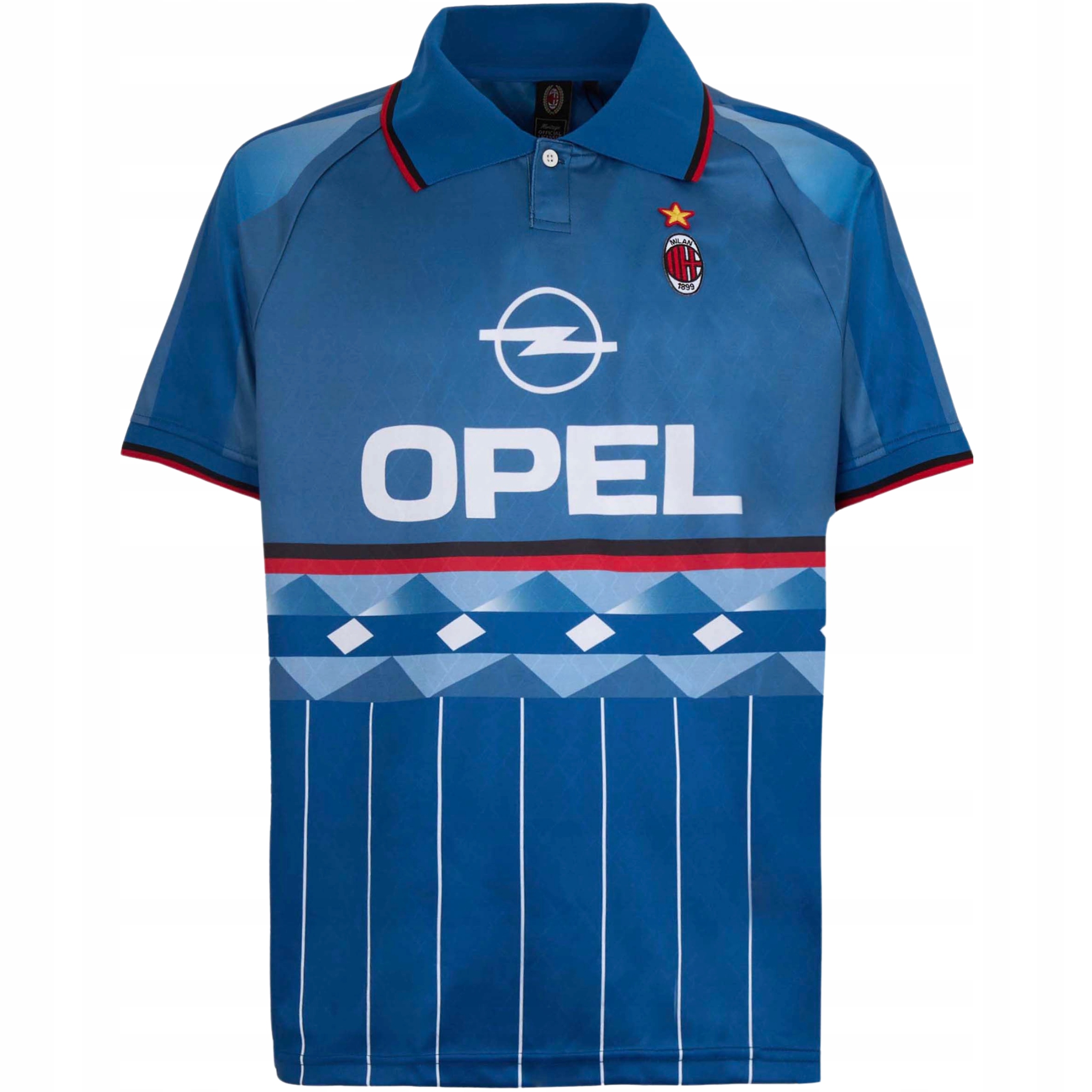 Ac Milan Fotbalové tričko Retro Copa 1995/96 4 Oficiální tričko Acm M