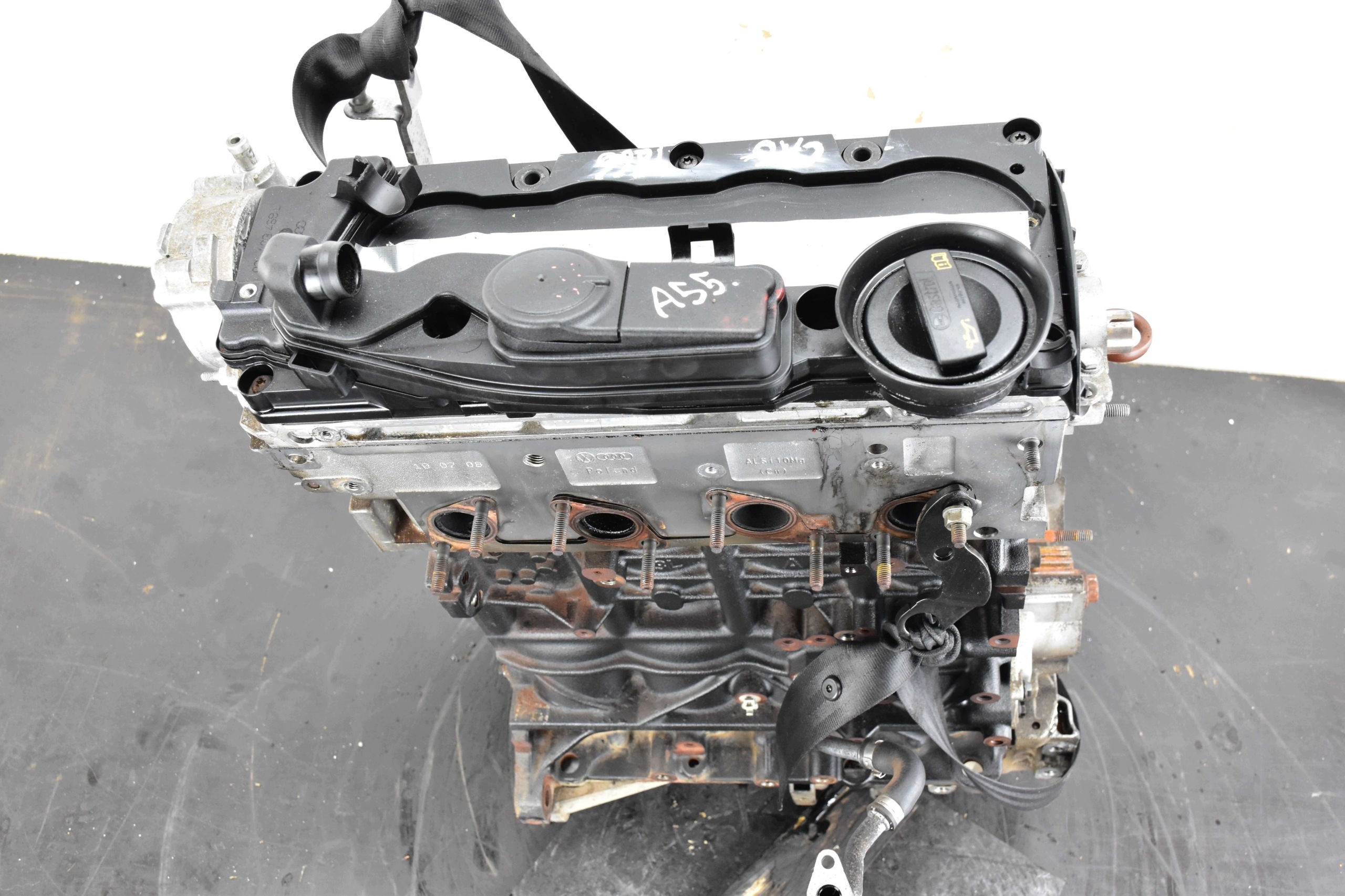 engine AUDI A4 B8 A5 8T Q5 A6 C6 SEAT EXEO 2.0 TDI CAG !! KOMPRESJA !!