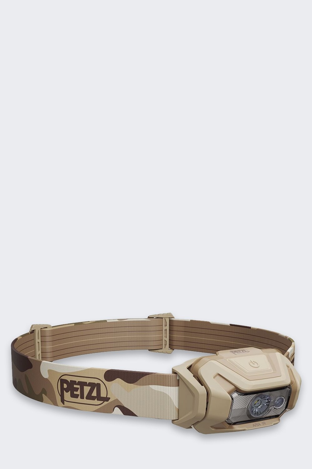 Petzl Aria 1R Rgb Camo Čelovka 475 lm, akumulátor Core, IP67, IK07