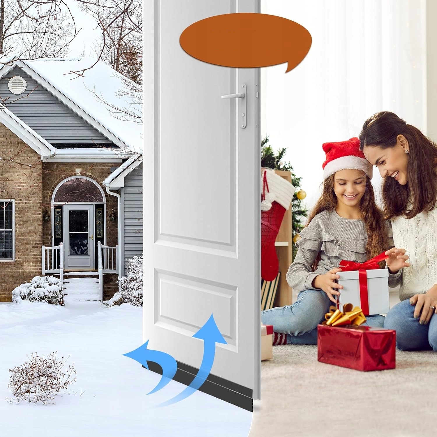 TAŚMA SILIKONOWA USZCZELNIAJĄCA USZCZELKA DO DRZWI ZIMNO CIEPŁO PRZECIĄG Długość (cm) 100 cm