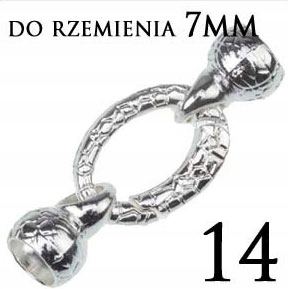 01B-14 Zapięcie Bali Do Rzemienia 7mm