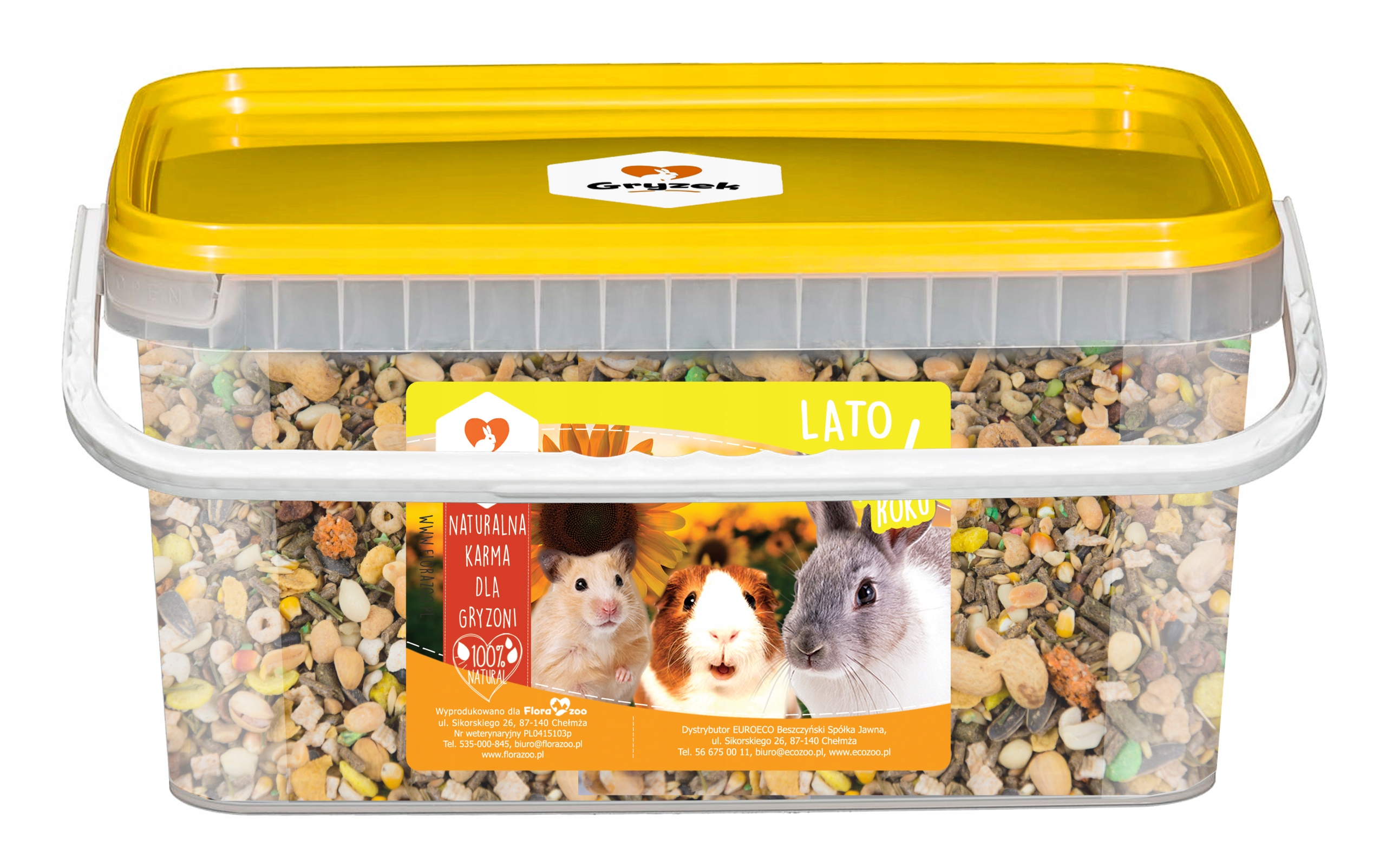 NATURALNY POKARM 4 PORY ROKU DLA KRÓLIKA GRYZONI Marka Gryzek