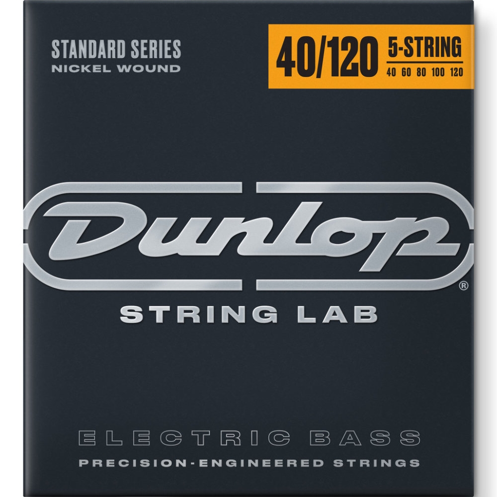 Struny Dunlop DBS40120 Nerezová ocel (40-120) 5strunná sada