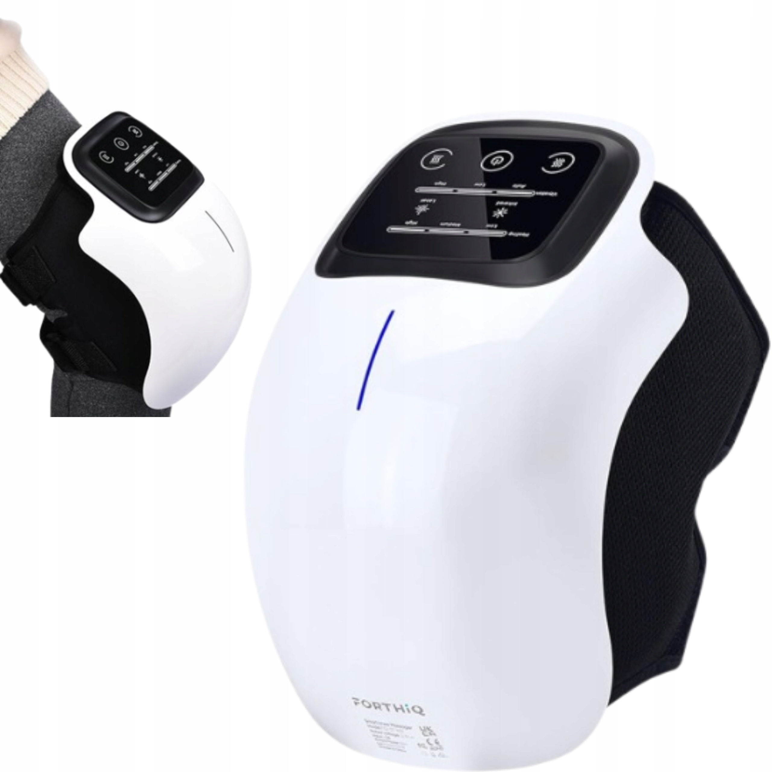 Bezprzewodowy Masażer Do Kolan FORTHiQ Terapia Laserowa I Wibracyjna