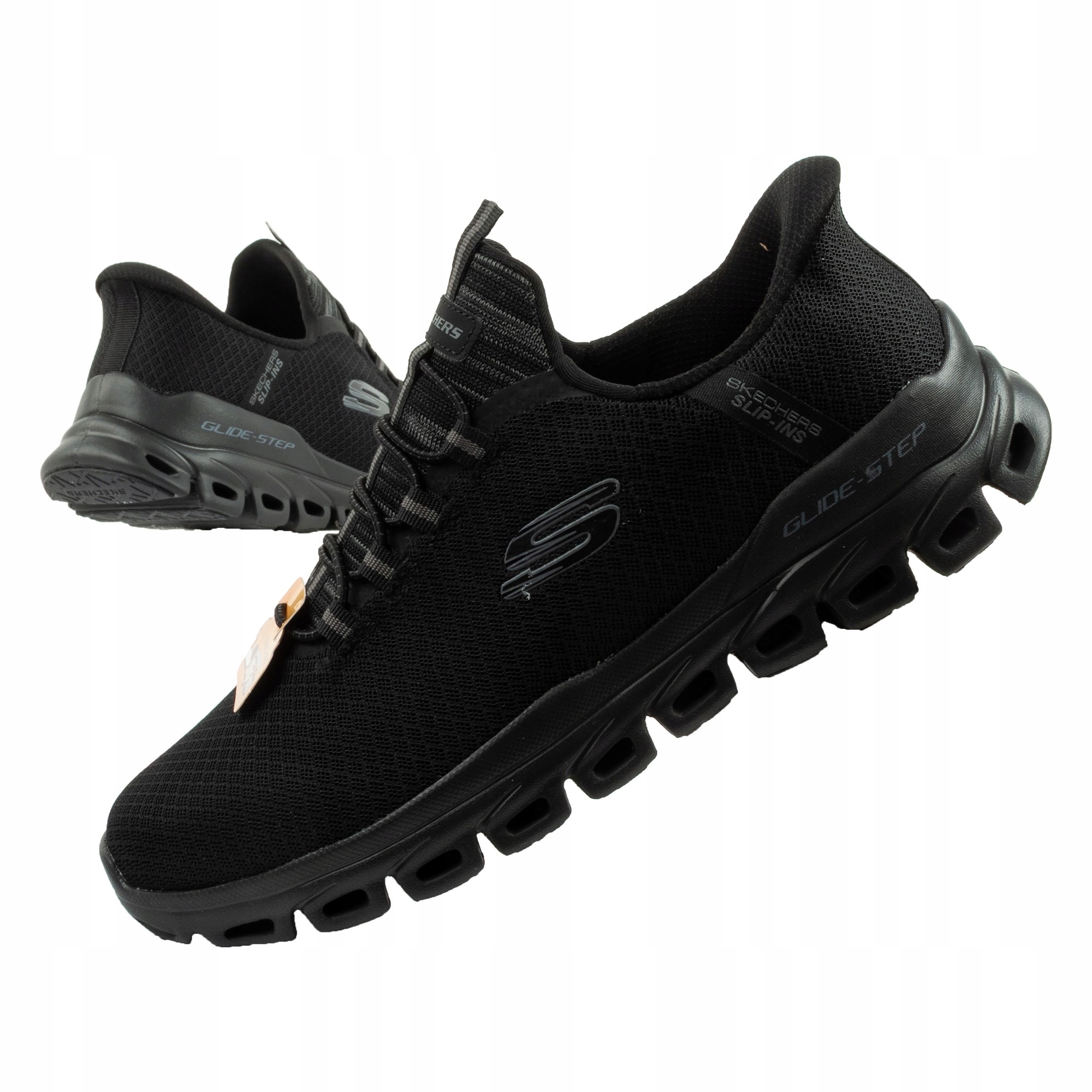 Pánské tenisky Skechers Glide-Step vel.45 pohodlné lehké Slip-Ins
