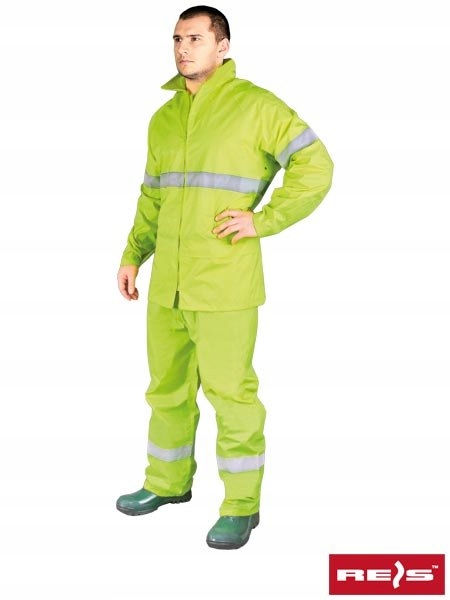 KOMPLET OCHRONNY PRZECIWDESZCZOWY - 3XL - ŻÓŁTY REIS