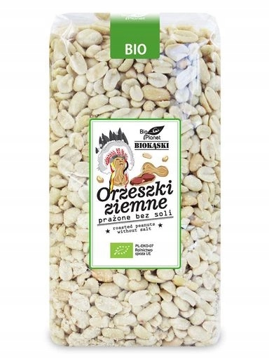 2x Bio Planet Arašídy pražené bez soli Bio 1 kg