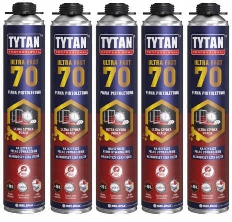 5xTYTAN Piana 70 Ultra Fast 750ML