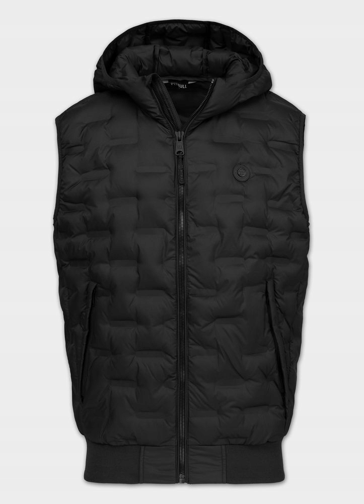 Pánská s kapucí Bunda Bez Rukávů s kapucí Pitbull Fisk Transition Vesta