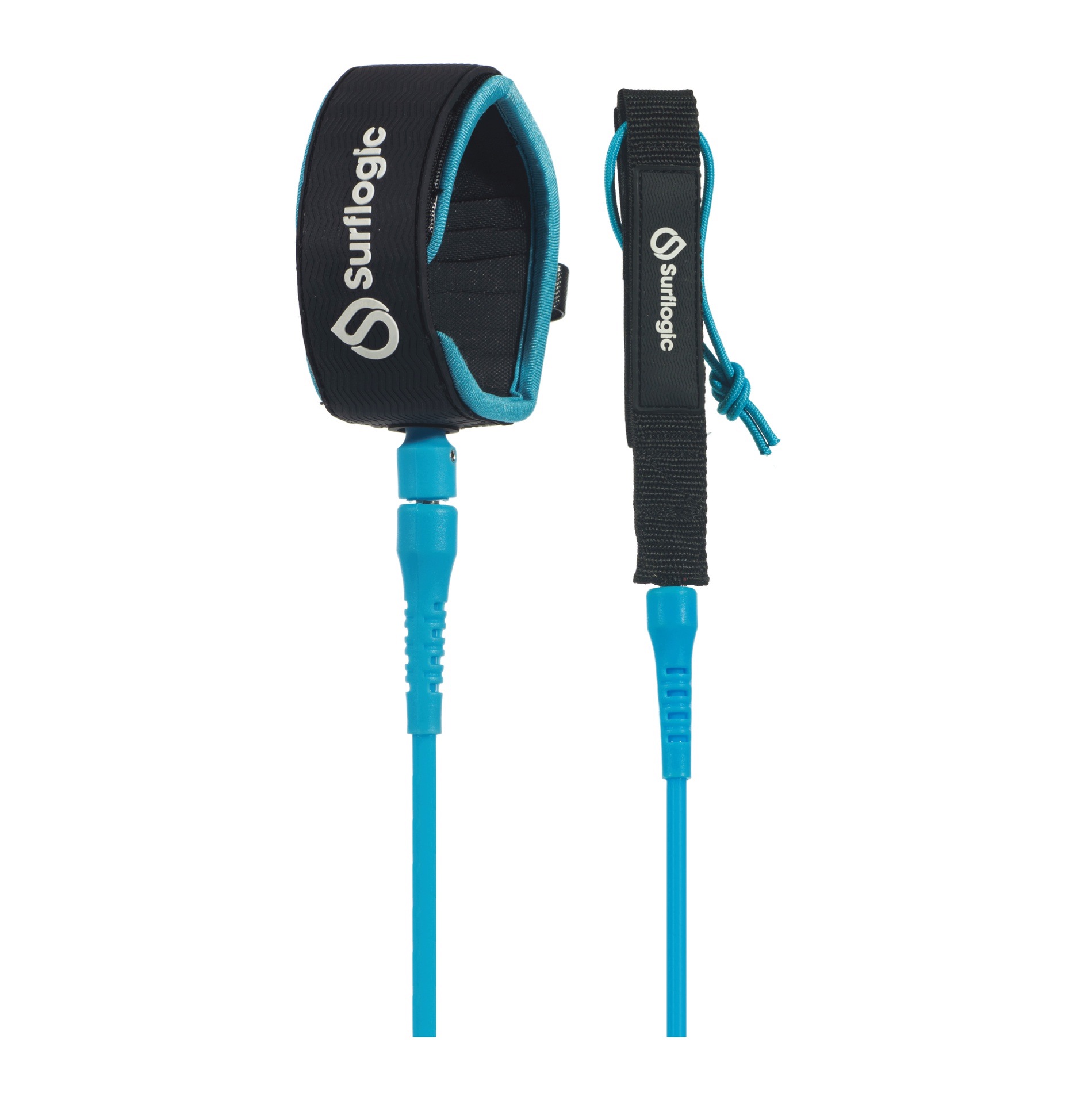 Vodítko na surf Surflogic Surf Pro Cyan 6,0'