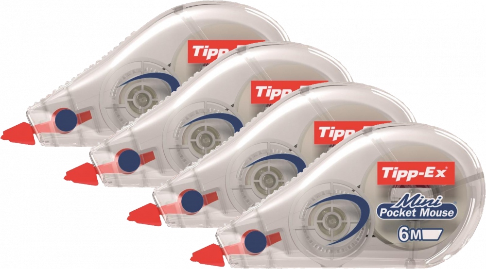

Korektor w taśmie Tipp-E- Mini Pocket Mouse x 4